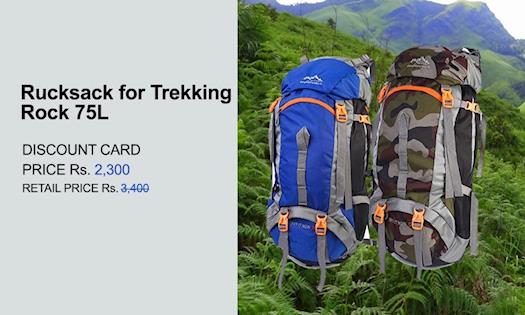 Rucksack bags for trekking 75L