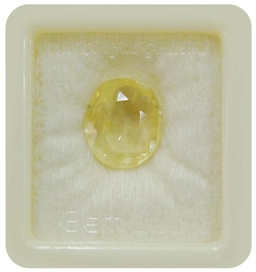 Yellow Sapphire Gemstone Fine 7.55CT (12.58 Ratti)
