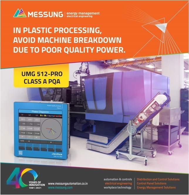 IN PLASTIC PROCESSING, AVOID MACHINE BREAKDOWN DUE TO POOR QUALITY POWR.