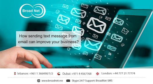 How Sending Text Message From Email can Improve Your Business