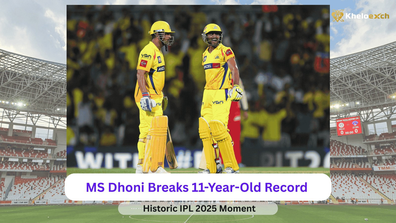 MS Dhoni Creates History in IPL 2025 – Breaks All-Time Wicketkeeping Record