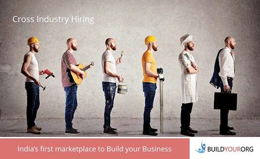 Cross Industry Hiring In Fade or deep routed:- Visit buildyourorg.com for all your HR and Admin need