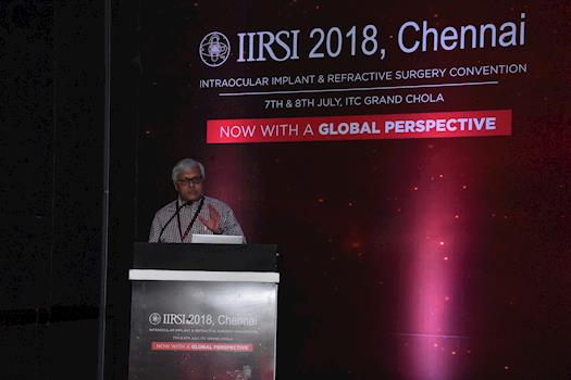 Dr Somdutt Prasad at Scientific Program of IIRSI 2018 Chennaii