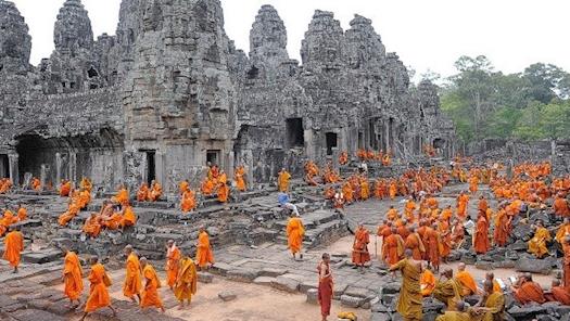 Cambodian Buddhist Monks