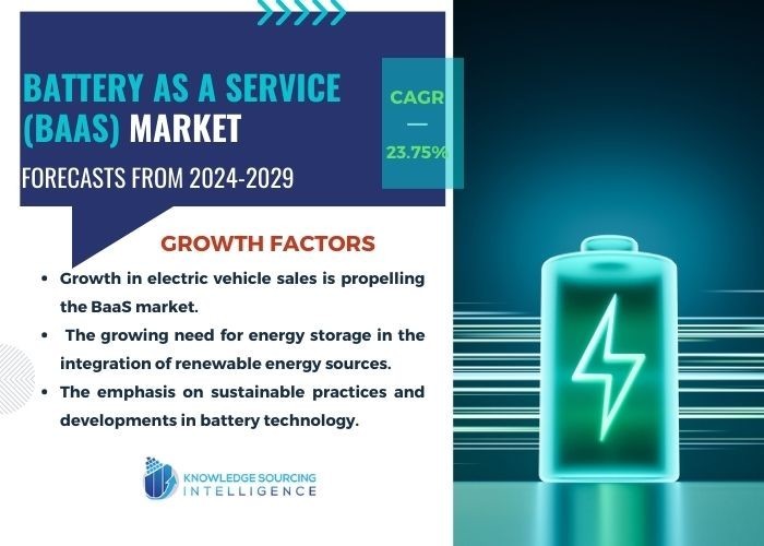 Battery As A Service (BaaS) Market Size & Growth: Report, 2024 - 2029