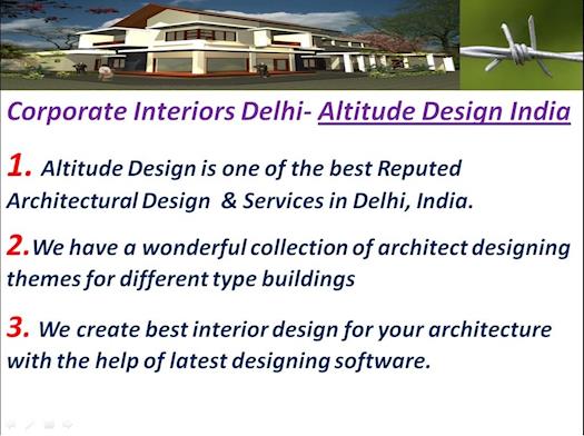 Latest Trend & Style of Corporate Interiors Design In Delhi