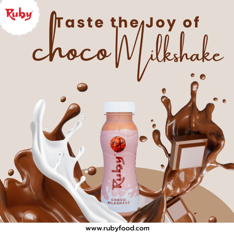 Satisfy Your Chocolate Cravings with RubyFood's Delectable Chocolate Milkshake