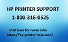 HP Printer Support Customer Service  1-800-316-0525  