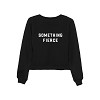 Women's Black Pullover Sweatshirt