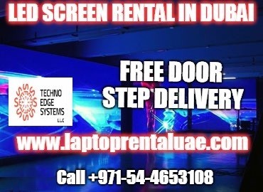 LG LED screen rental service in Dubai