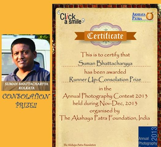 Award gallery of “Click a Smile”  Photography contest by Akshaya Patra