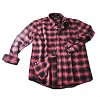 Oasis Shirts Red and Black Flannel Shirt