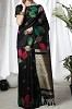 Tussar Silk Weaving Leaf Design Sarees in dubai