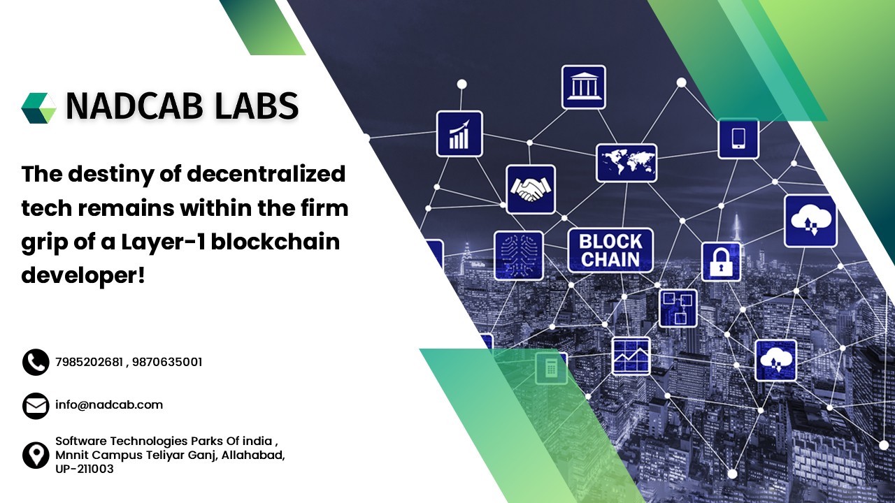 The destiny of decentralized tech remains within the firm grip of a Layer-1 blockchain developer!
