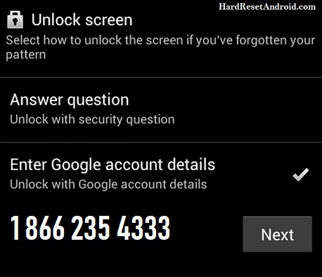 How to fix  Google account recovery for android