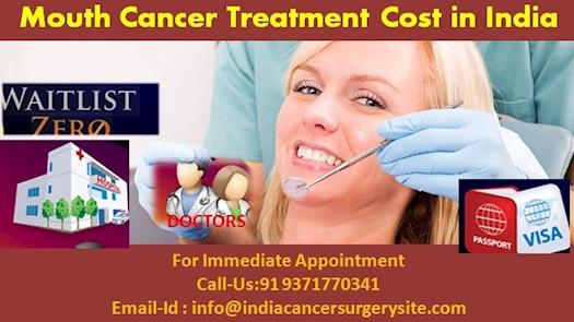 Mouth Cancer Treatment Cost in India