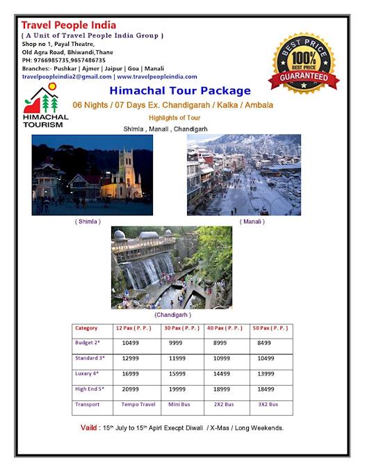 Himachal Tour 6N 7D