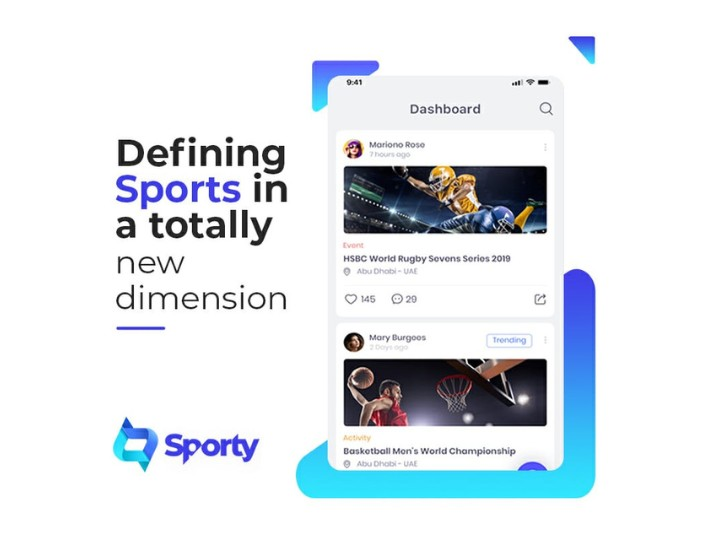 Sporty- The dedicated social media for sports lovers