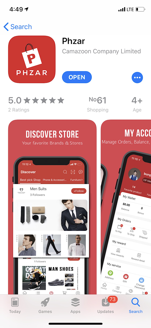 Phzar app on App store