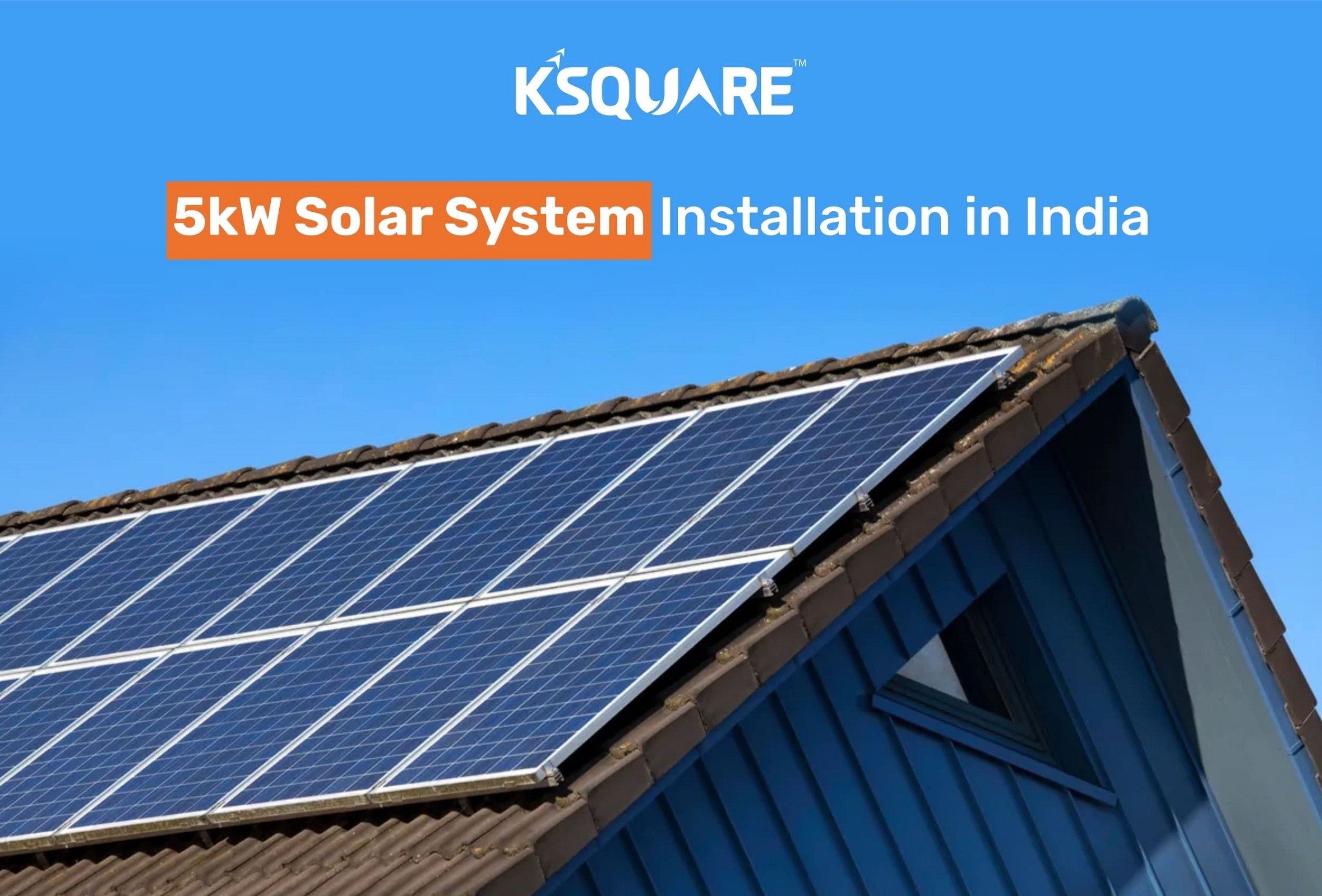 5kW Solar System Installation in India