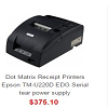 Epson TM-U220D EDG Serial tear power supply