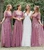  Deidre Flutter Sleeve Lace Wedding Dress with Sleeve in Ivory