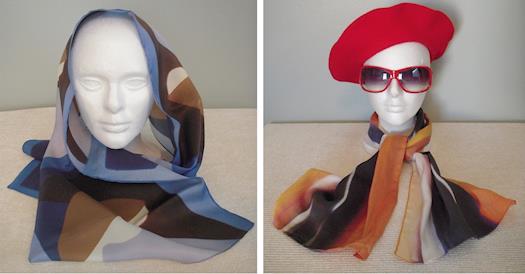 Lollie Ortiz Fine Art Scarfs 