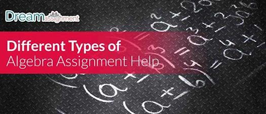 Different Types of Algebra Assignment Help