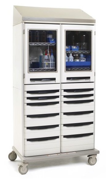 Starsys Double Wide Mobile Supply Cabinet