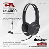 Headset Gallery - Cyber Acoustics - AC-4000 - Stereo Headset with Microphone