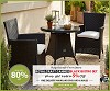Reduce Price !! Royalcraft Cannes Black Bistro Set | Outdoor Furniture Sale