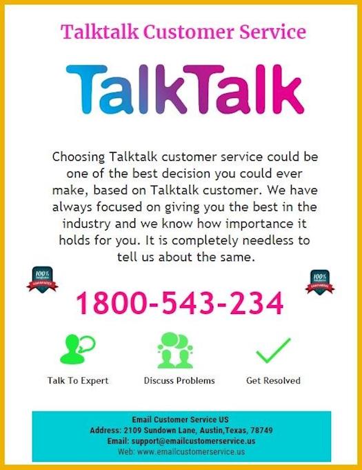 Talktalk Customer Service Number