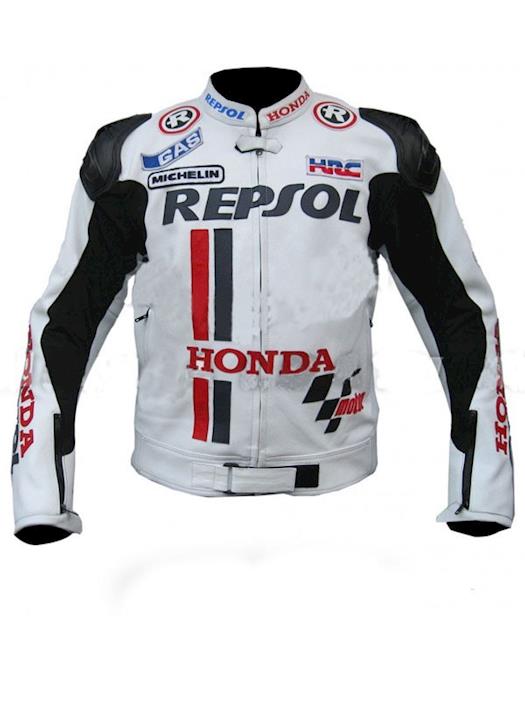 Honda Repsol 40th Anniversary Biker Leather Jacket