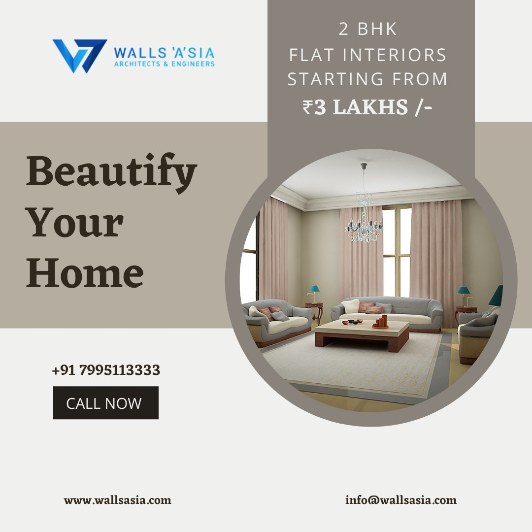 Beautify your home | Flat interiors starting from ?3 lakhs.