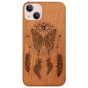 IPHONE 14 - DREAM CATCHER WITH BUTTERFLY- ENGRAVED PHONE CASE