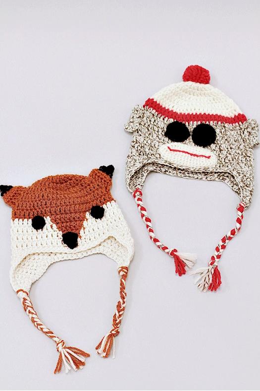 Knit Creature Hats