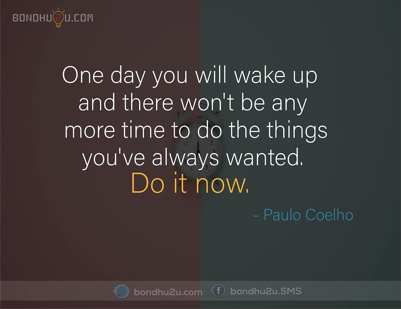 one day you will wakeup