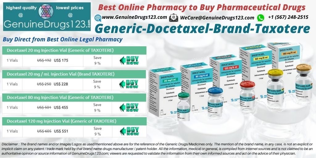 Buy Generic Docetaxel Brand Taxotere Online