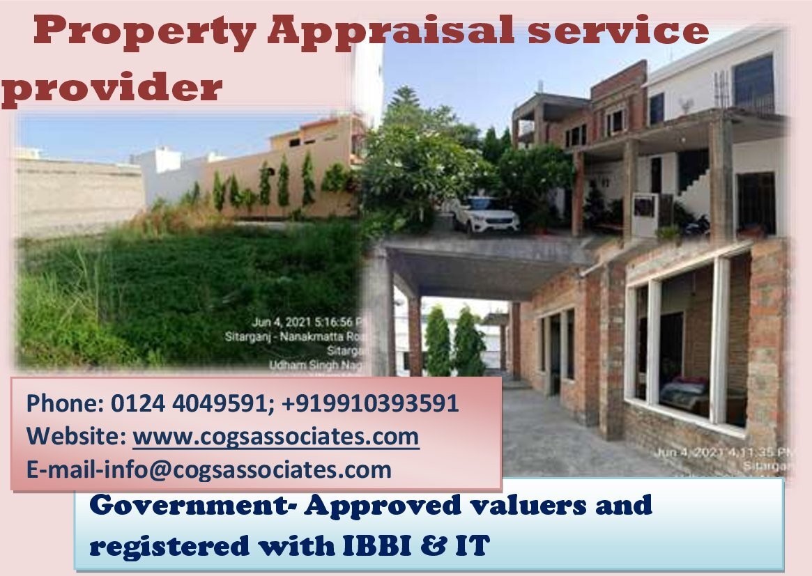 Get commercial property appraisals service in India.