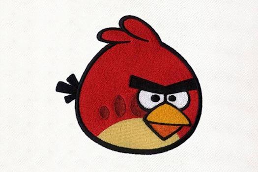 Angry Bird Embroidery Design