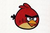 Angry Bird Embroidery Design