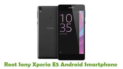 How To Root Sony Xperia E5 Android Smartphone
