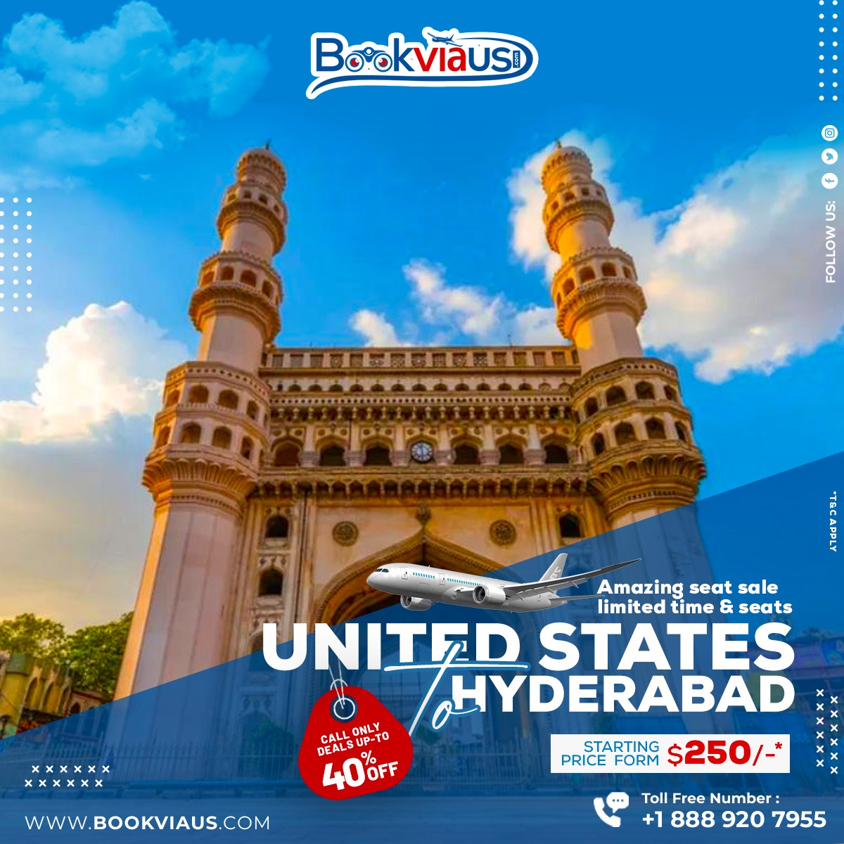 Flights From Orlando to Hyderabad 