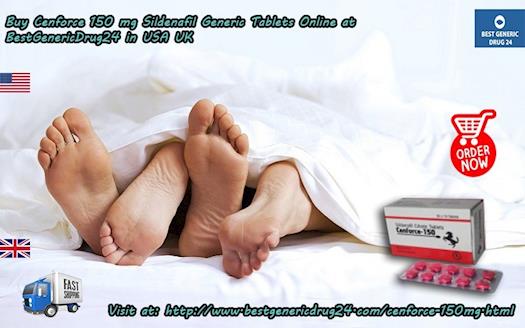Cenforce 150 mg Generic Sildenafil Tablets increase your Erection Power