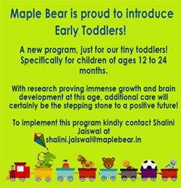 Early Toddlers - Maple Bear Program
