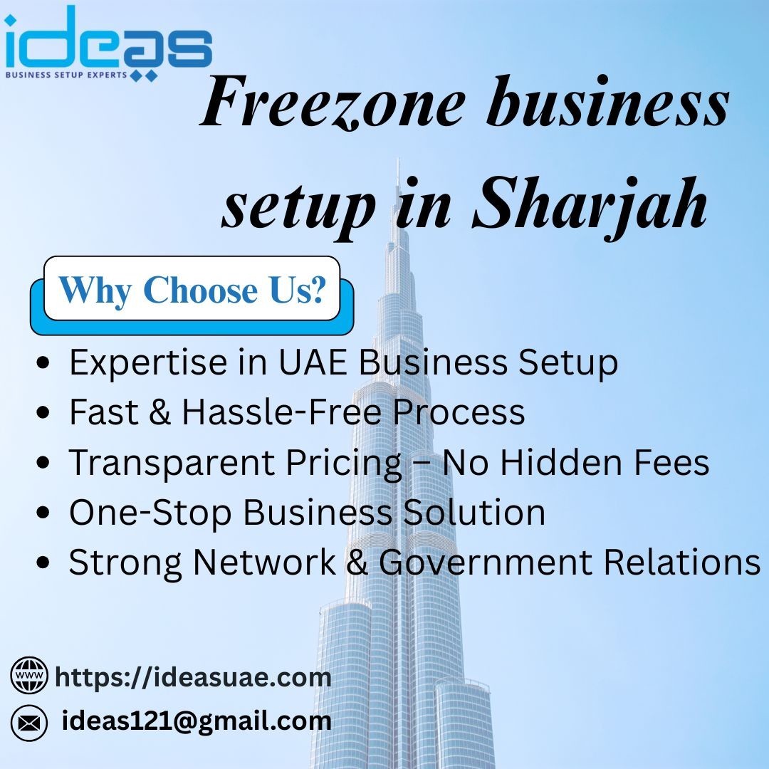 Freezone buisness setup in Sharjah