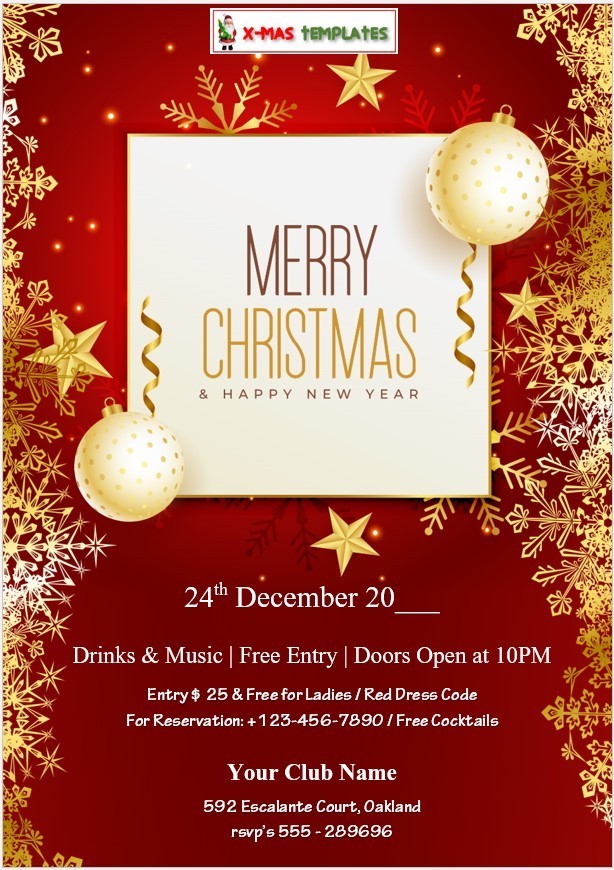 Free Christmas Flyer Templates