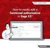 How to easily add a functional authorization in Sage X3-FBTW