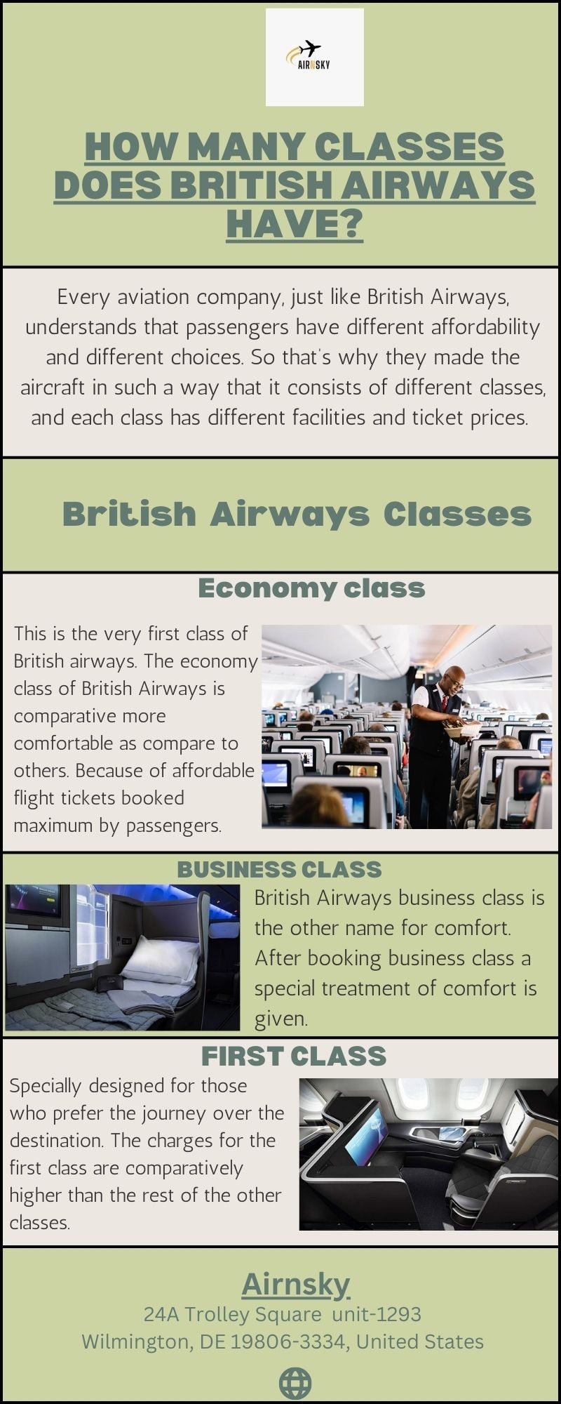 How Many Classes Does British Airways Have?