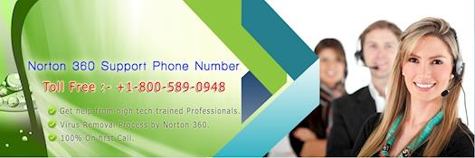 Norton 360 phone support number.